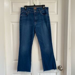 MOTHER Blue Ankle & Cropped Jeans
